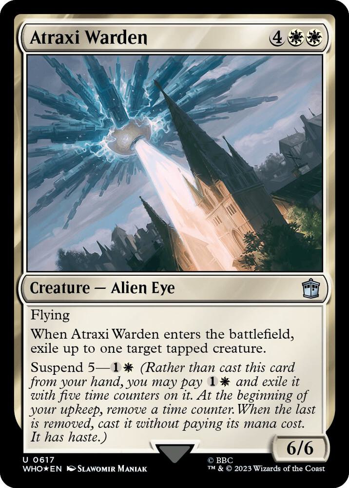 Atraxi Warden 617 (Universes Beyond: Doctor Who)  - Foil | Good Games Adelaide SA
