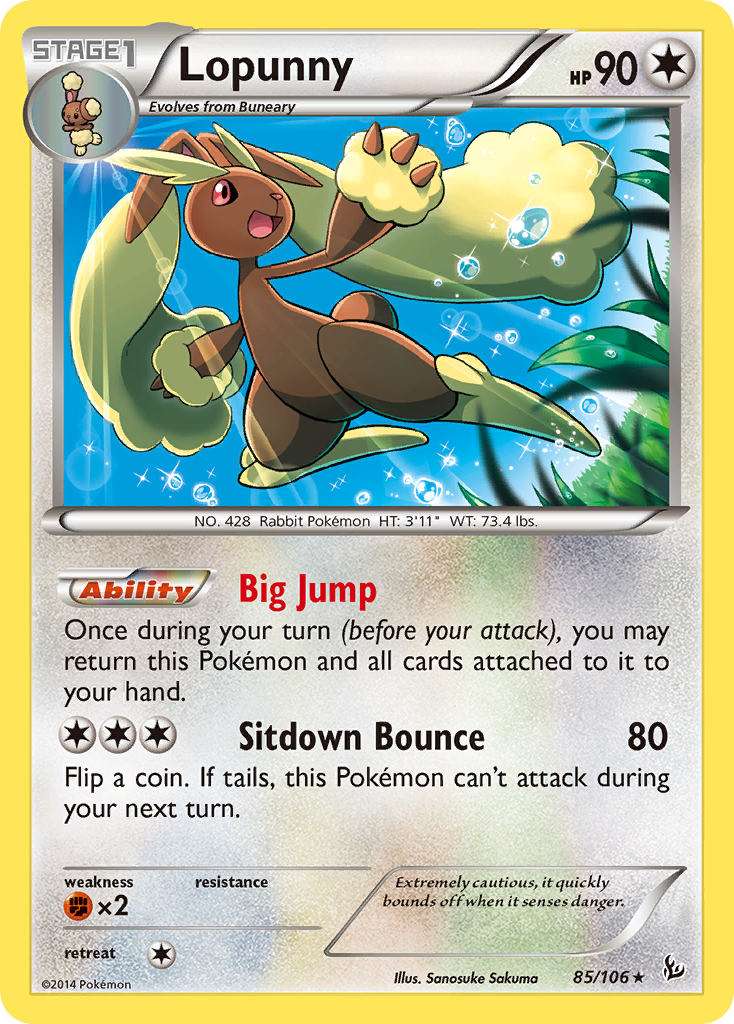 Lopunny (85/106) [XY: Flashfire] | Good Games Adelaide SA