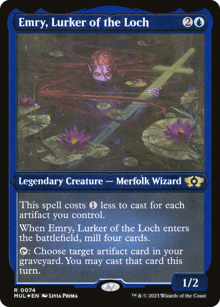 Emry, Lurker of the Loch (Foil Etched) [Multiverse Legends] | Good Games Adelaide SA
