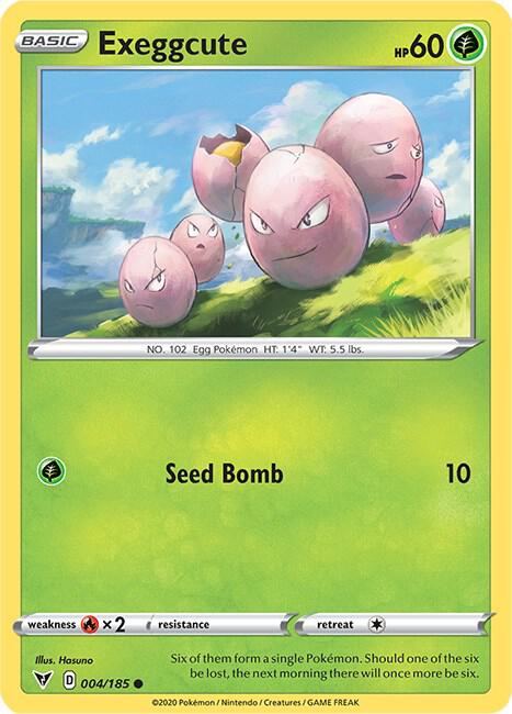 Exeggcute 004/185 (SWSH04: Vivid Voltage)  | Good Games Adelaide SA