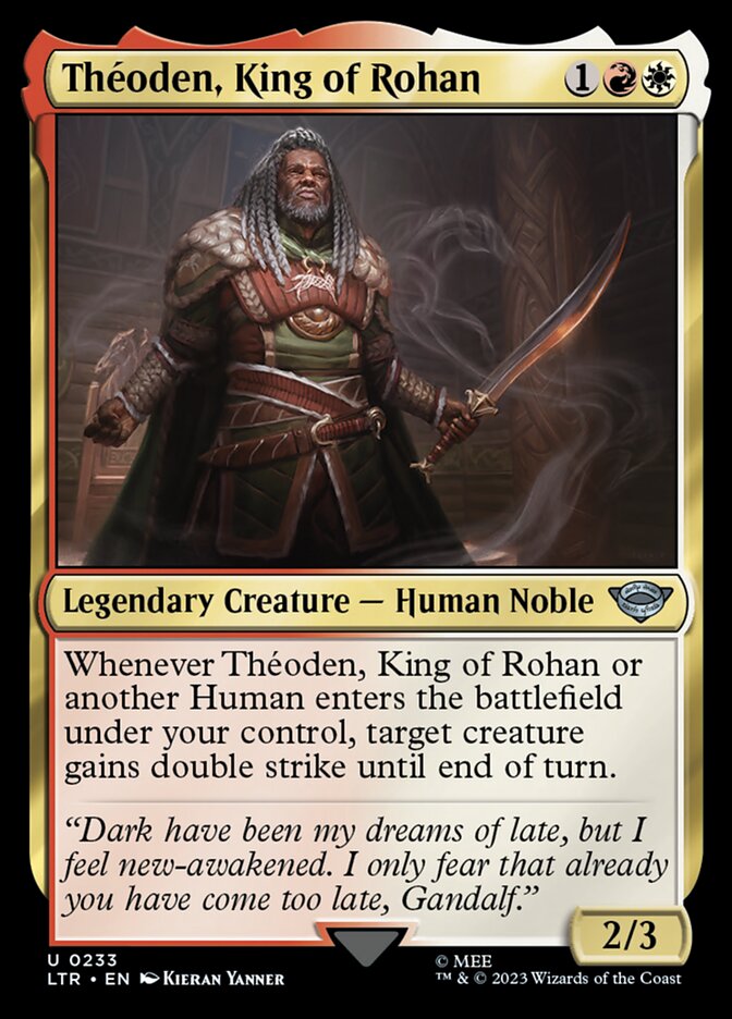 Théoden, King of Rohan 233 (Universes Beyond: The Lord of the Rings: Tales of Middle-earth)  | Good Games Adelaide SA