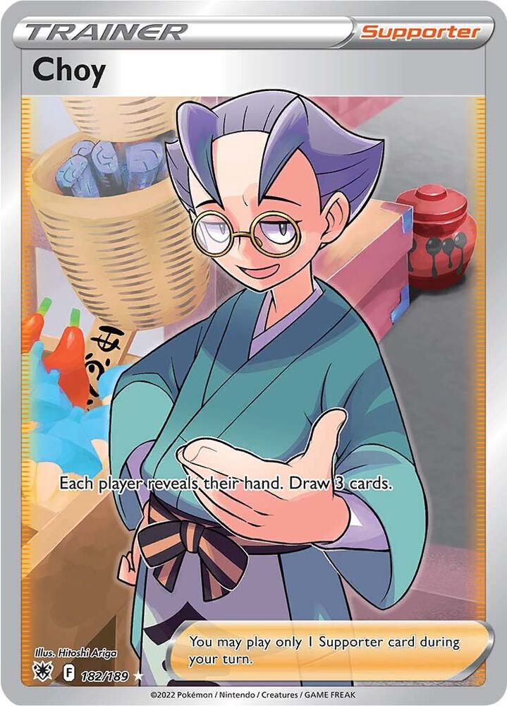 Choy Full Art 182/189 (SWSH10: Astral Radiance)  - Holofoil | Good Games Adelaide SA