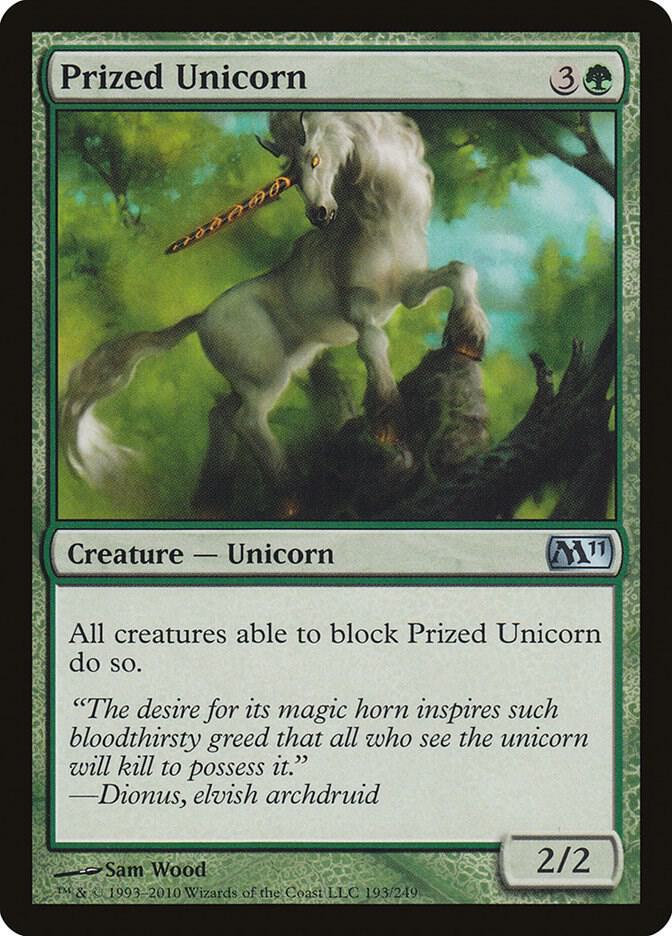 Prized Unicorn 193 (Magic 2011 (M11))  - Foil | Good Games Adelaide SA