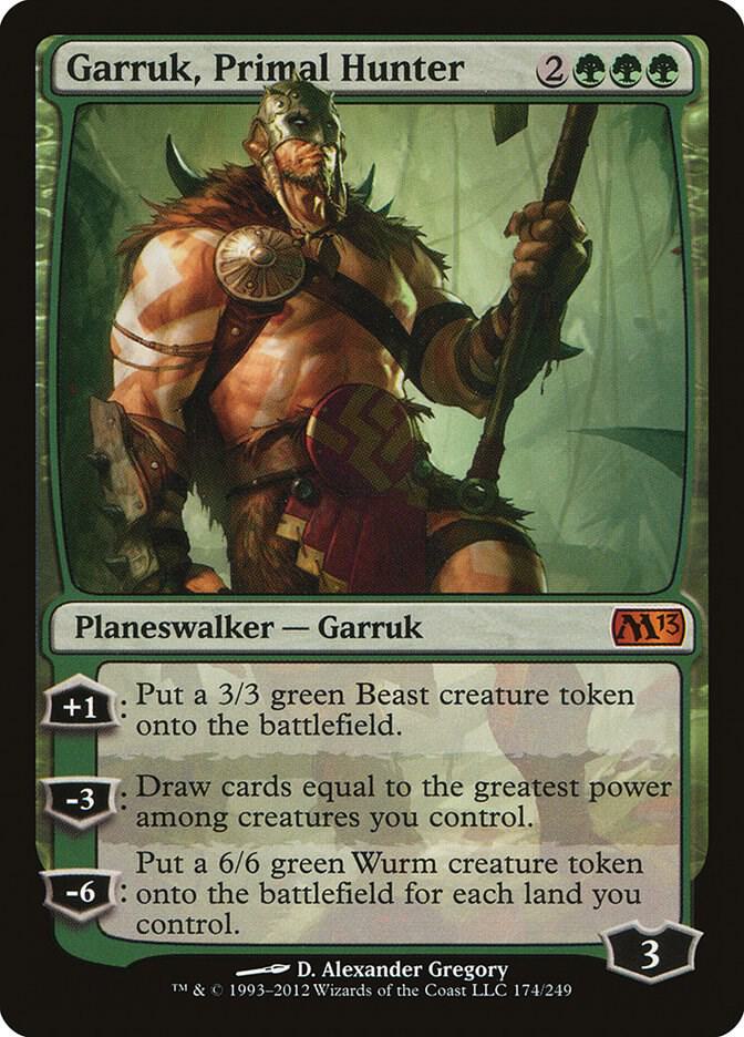 Garruk, Primal Hunter 174 (Magic 2013 (M13))  - Foil | Good Games Adelaide SA