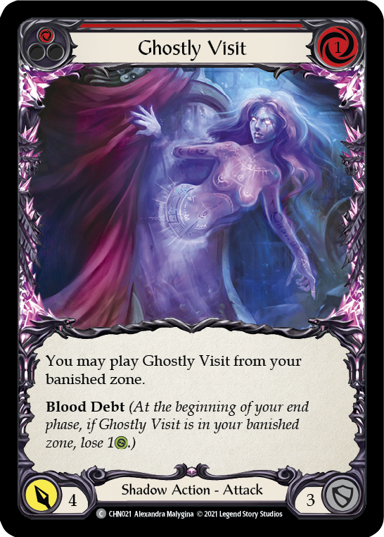 Ghostly Visit (Red) [CHN021] (Monarch Chane Blitz Deck) | Good Games Adelaide SA