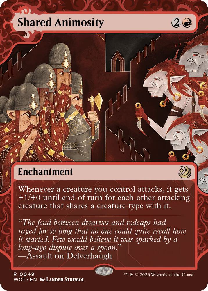 Shared Animosity 49 (Wilds of Eldraine: Enchanting Tales)  - Showcase | Good Games Adelaide SA