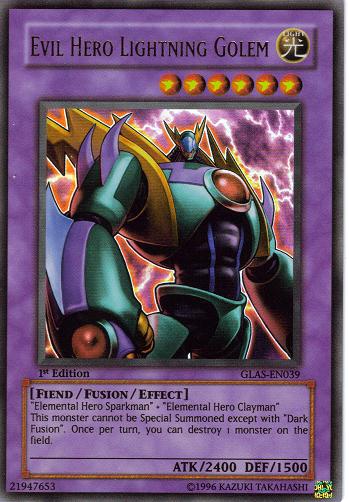 Evil Hero Lightning Golem [GLAS-EN039] Ultra Rare | Good Games Adelaide SA