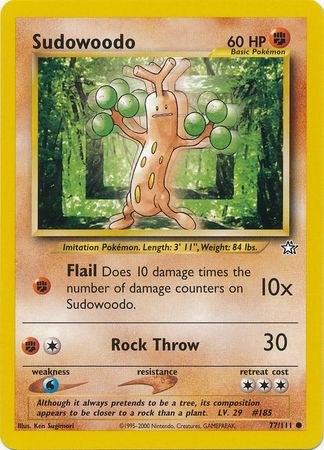 Sudowoodo (77/111) [Neo Genesis Unlimited] | Good Games Adelaide SA