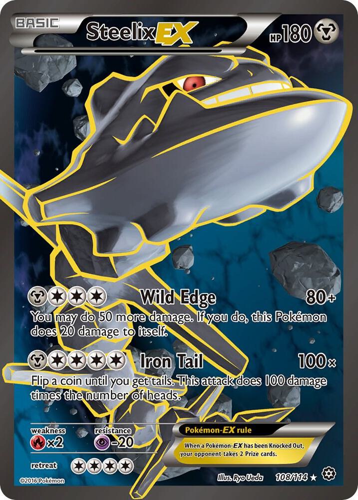 Steelix EX Full Art 108/114 (XY - Steam Siege)  - Holofoil | Good Games Adelaide SA