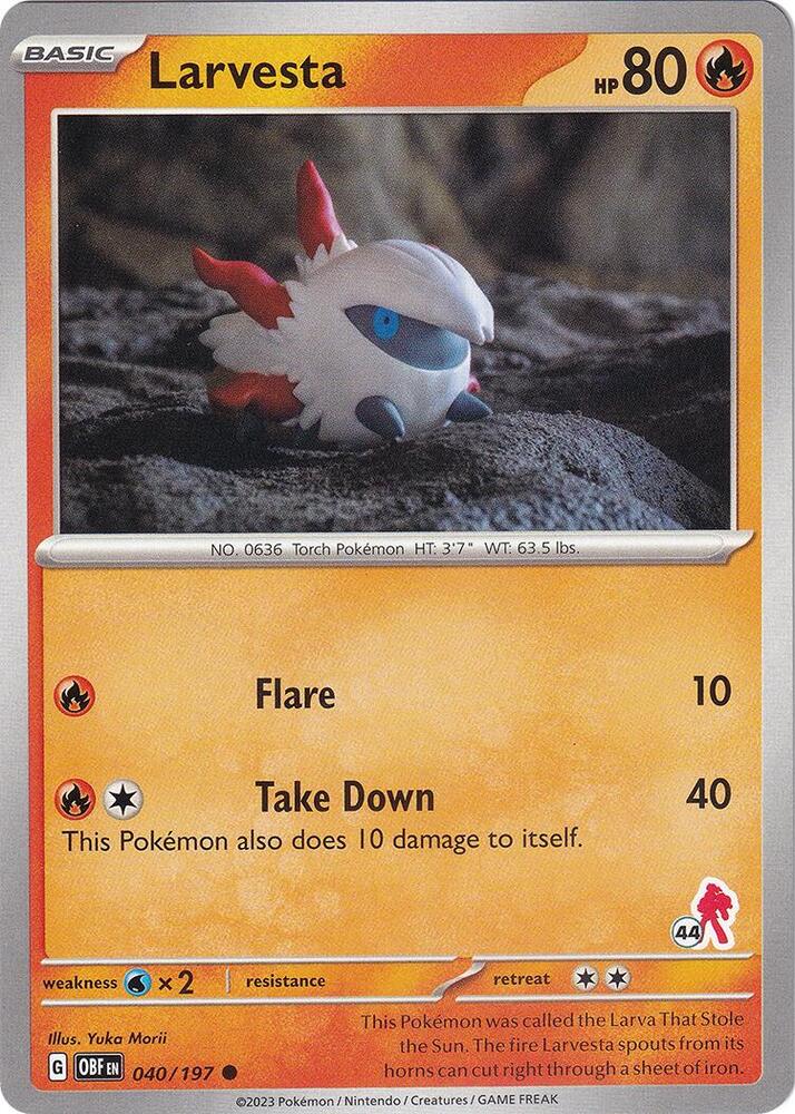 Larvesta Armarouge 44 040/197 (Battle Academy 2024)  | Good Games Adelaide SA