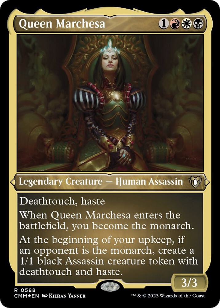 Queen Marchesa 588 (Commander Masters)  - Etched Foil | Good Games Adelaide SA