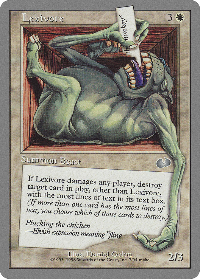 Lexivore 7 (Unglued)  | Good Games Adelaide SA