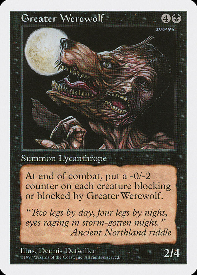Greater Werewolf 166/455 (Fifth Edition)  | Good Games Adelaide SA