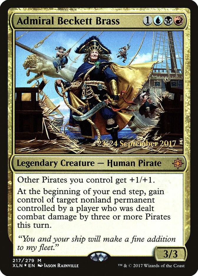 Admiral Beckett Brass 217 (Prerelease Cards)  - Foil | Good Games Adelaide SA