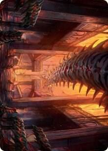 Bloodfell Caves Art Card 55 (Art Series: March of the Machine)  | Good Games Adelaide SA