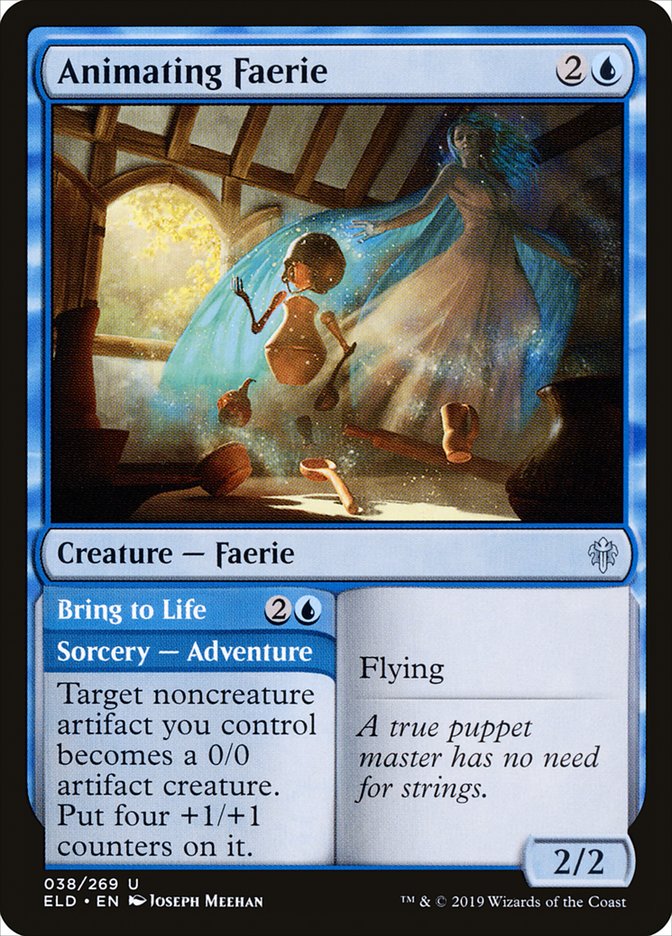 Animating Faerie // Bring to Life 38 (Throne of Eldraine)  - Foil | Good Games Adelaide SA