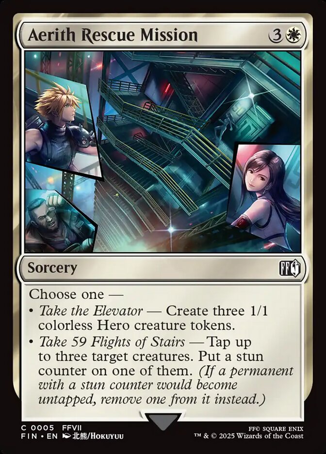 Aerith Rescue Mission 5 (FINAL FANTASY)  - Foil | Good Games Adelaide SA