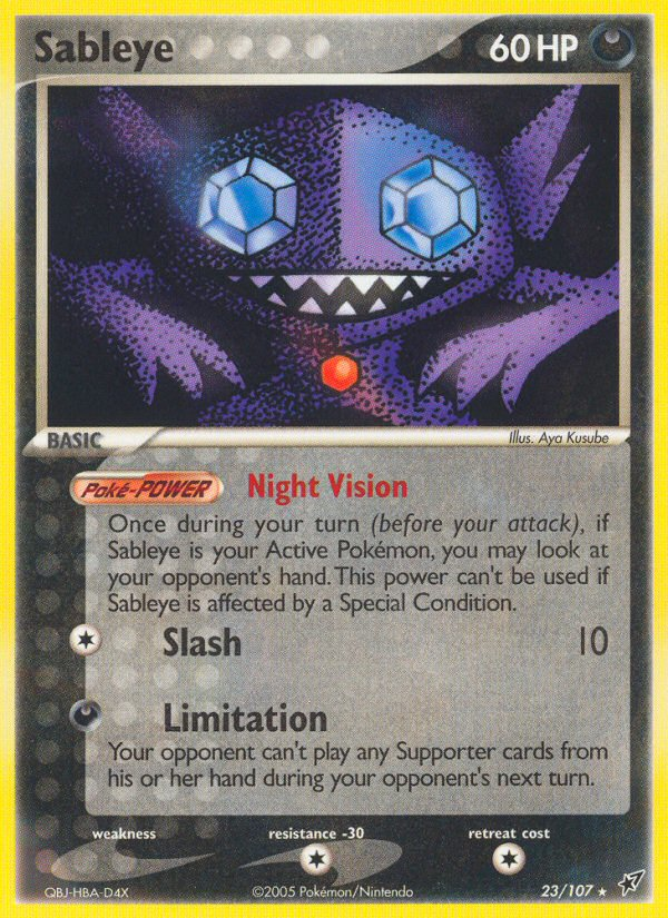 Sableye (23/107) [EX: Deoxys] | Good Games Adelaide SA