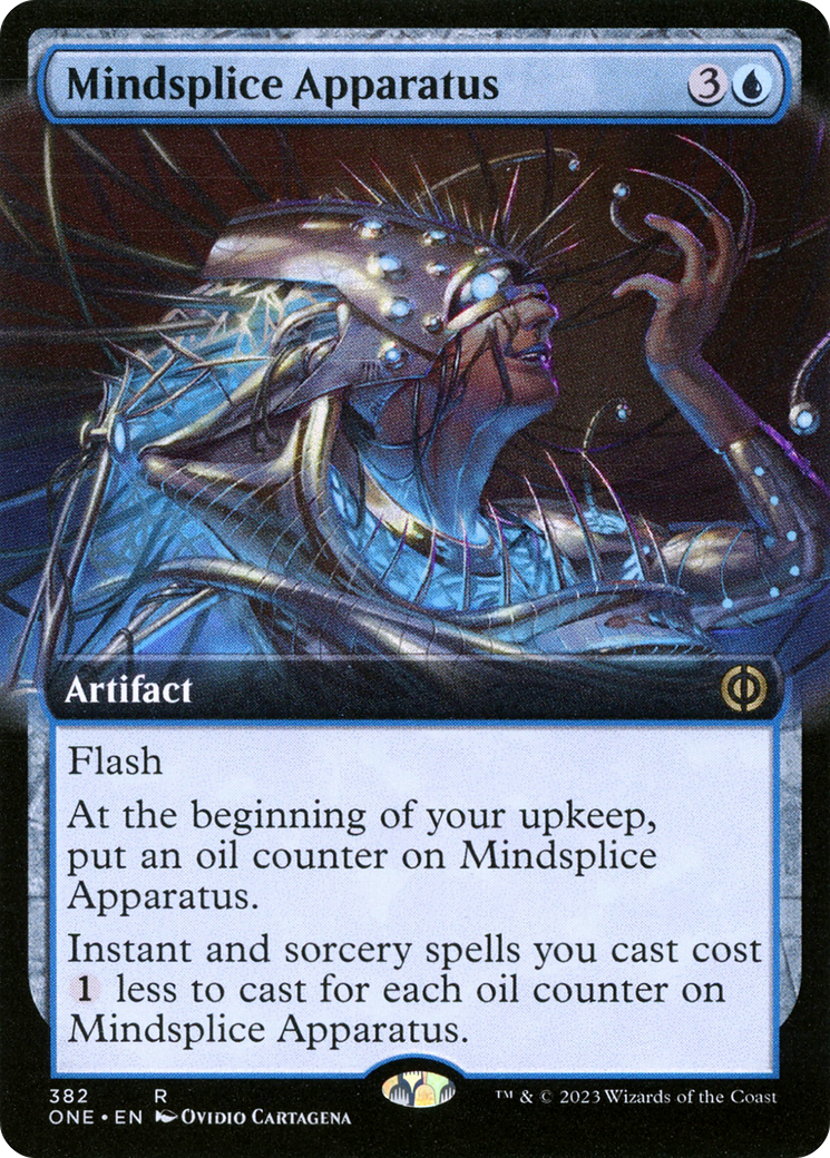 Mindsplice Apparatus (Extended Art) [Phyrexia: All Will Be One] | Good Games Adelaide SA