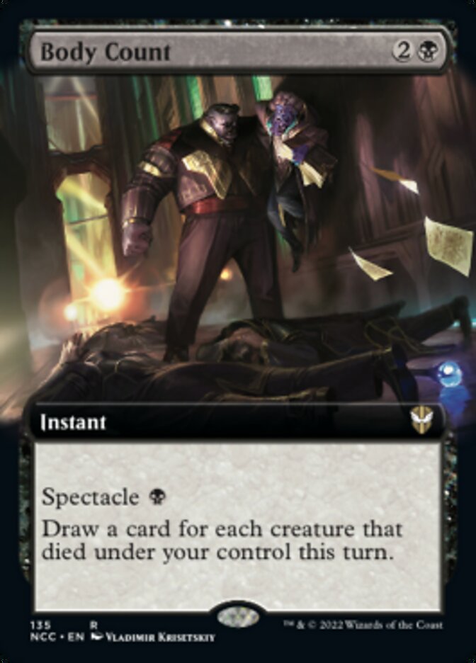 Body Count (Extended Art) [Streets of New Capenna Commander] | Good Games Adelaide SA