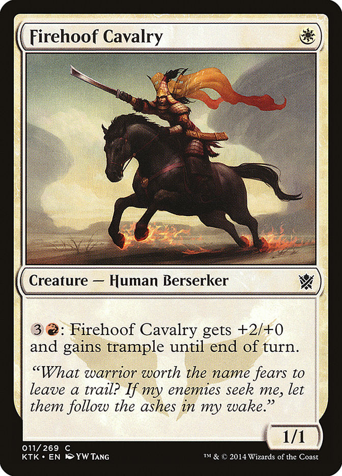 Firehoof Cavalry 11 (Khans of Tarkir)  - Foil | Good Games Adelaide SA