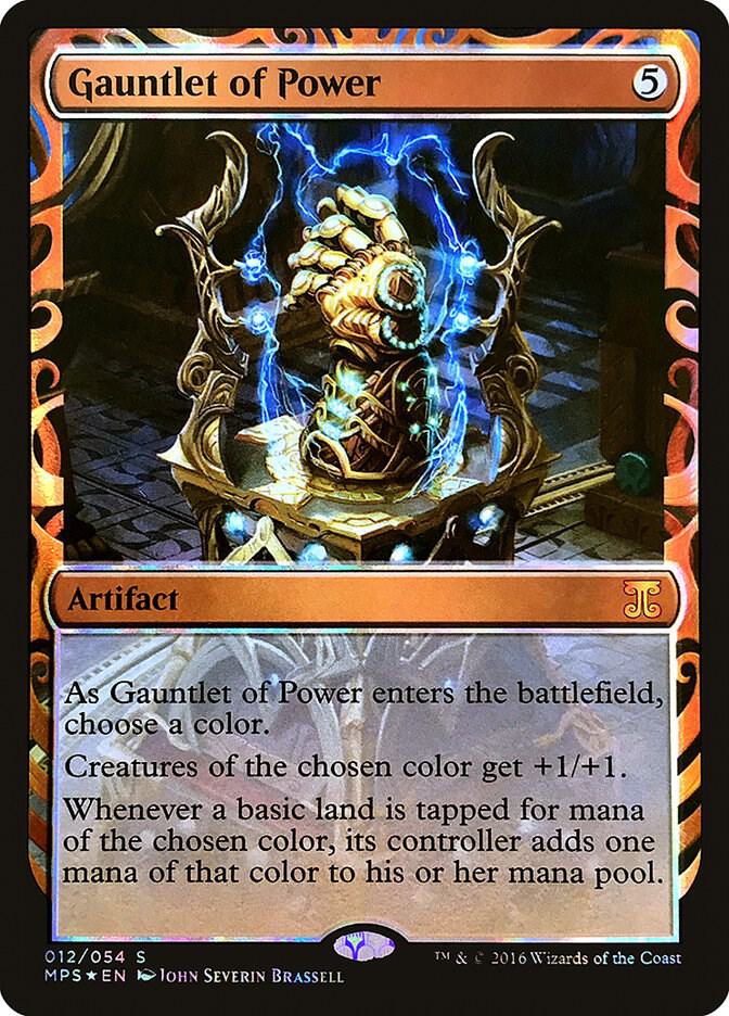 Gauntlet of Power 12 (Masterpiece Series: Kaladesh Inventions)  - Foil | Good Games Adelaide SA