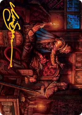 Long Rest Art Card Gold Stamped Signature 51 (Art Series: Adventures in the Forgotten Realms)  | Good Games Adelaide SA