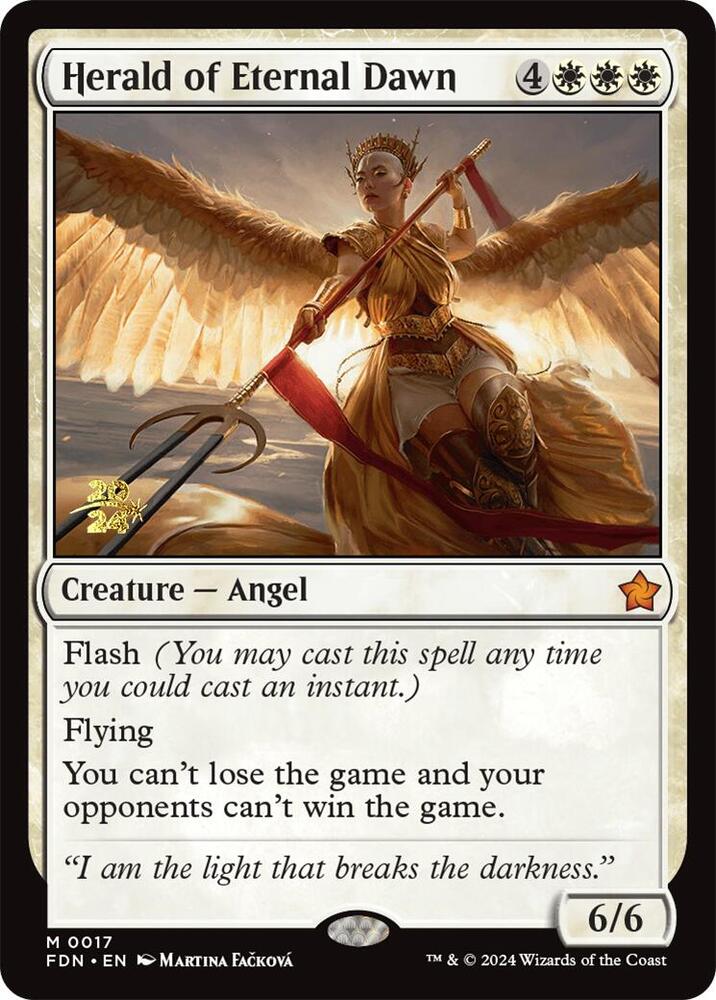 Herald of Eternal Dawn 17 (Prerelease Cards)  - Foil | Good Games Adelaide SA