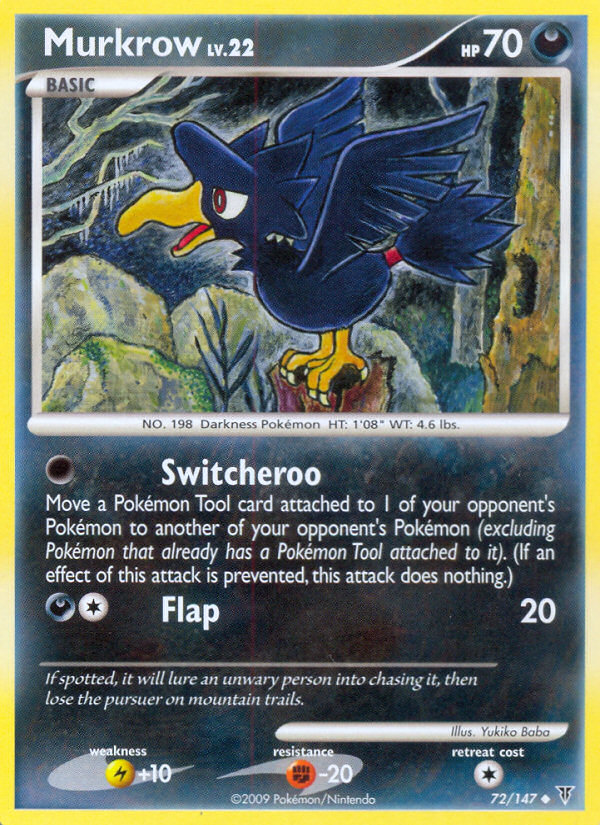 Murkrow (72/147) [Platinum: Supreme Victors] | Good Games Adelaide SA