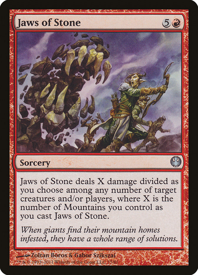 Jaws of Stone [Duel Decks: Knights vs. Dragons] | Good Games Adelaide SA