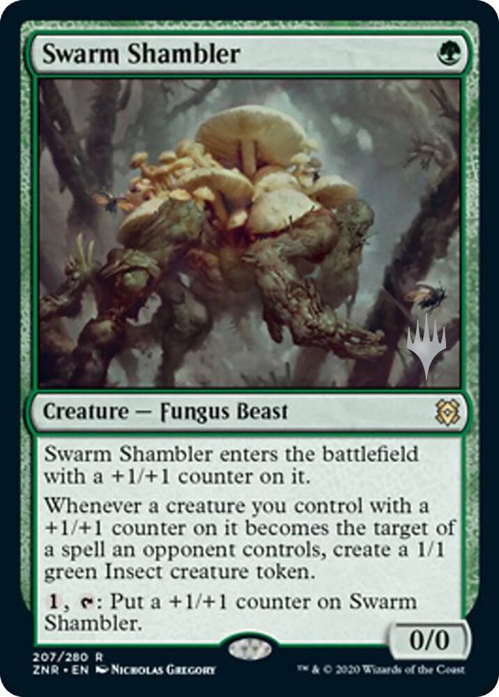 Swarm Shambler 207 (Promo Pack: Zendikar Rising)  | Good Games Adelaide SA