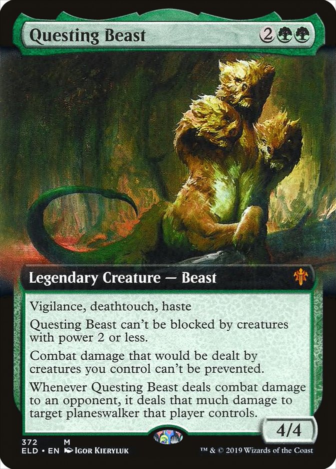 Questing Beast (Extended Art) [Throne of Eldraine] | Good Games Adelaide SA