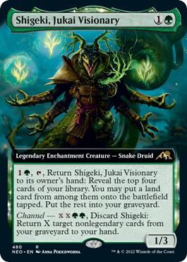 Shigeki, Jukai Visionary 480 (Kamigawa: Neon Dynasty)  - Extended Art | Good Games Adelaide SA