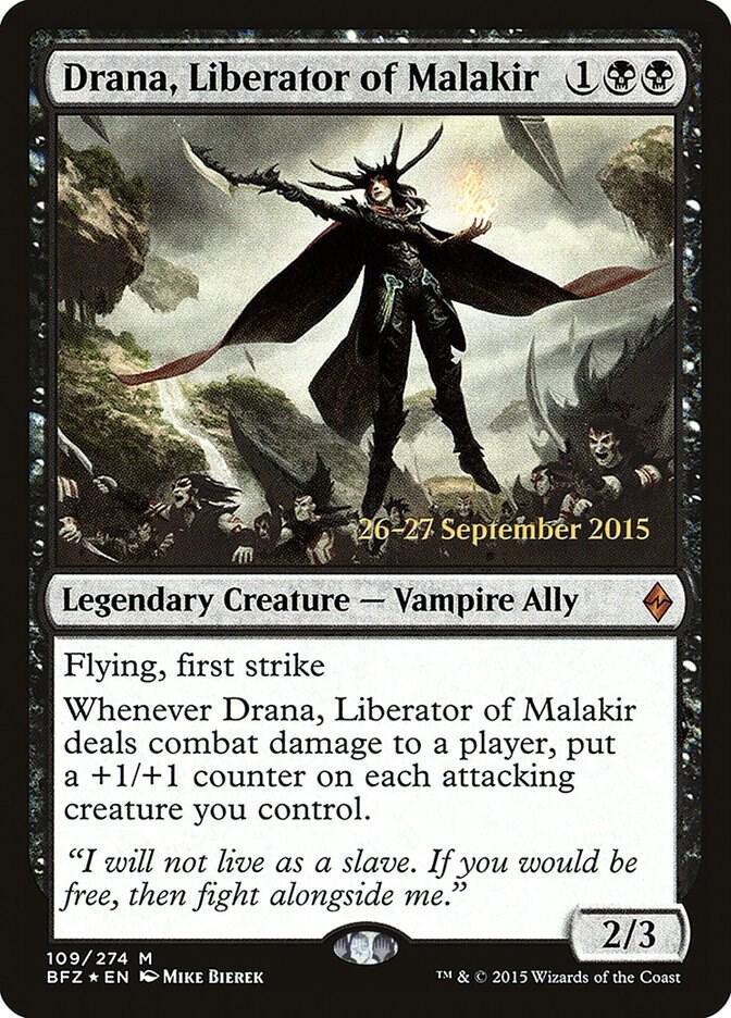 Drana Liberator of Malakir 109 (Prerelease Cards)  - Foil | Good Games Adelaide SA