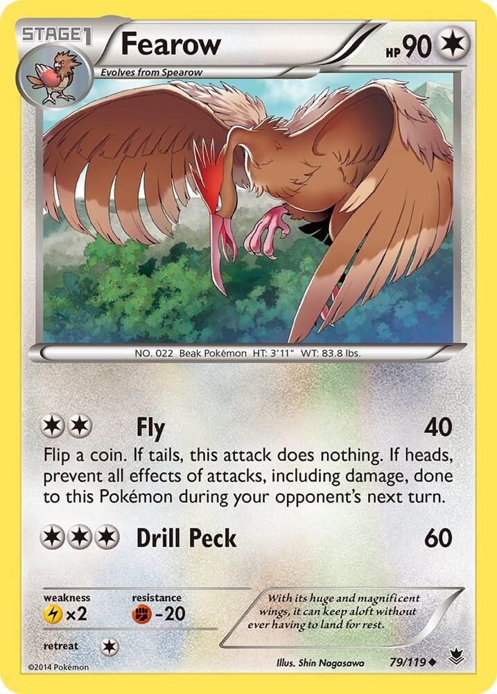 Fearow 79/119 (XY - Phantom Forces)  | Good Games Adelaide SA