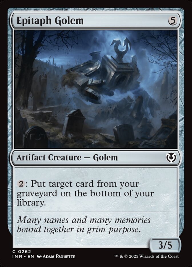 Epitaph Golem 262 (Innistrad Remastered)  | Good Games Adelaide SA