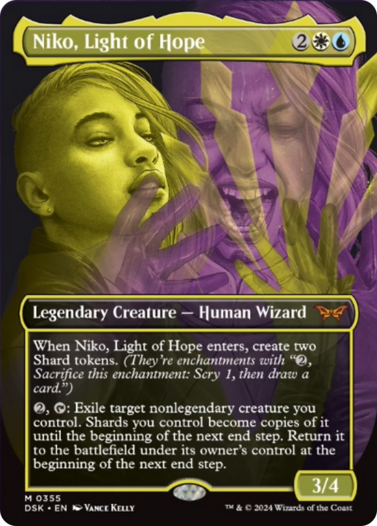 Niko, Light of Hope (Full Art) (Double Exposure Showcase) [Duskmourn: House of Horror] | Good Games Adelaide SA