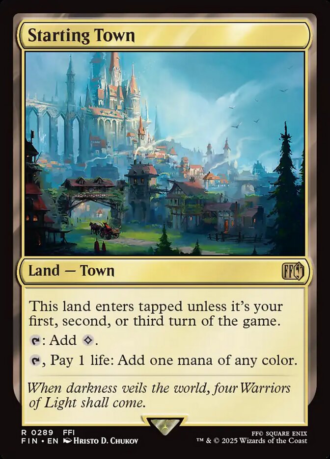 Starting Town 289 (FINAL FANTASY)  | Good Games Adelaide SA
