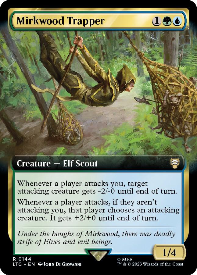 Mirkwood Trapper 144 (Commander: The Lord of the Rings: Tales of Middle-earth)  - Extended Art | Good Games Adelaide SA