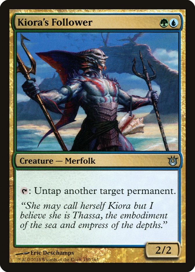 Kiora's Follower [Born of the Gods] | Good Games Adelaide SA