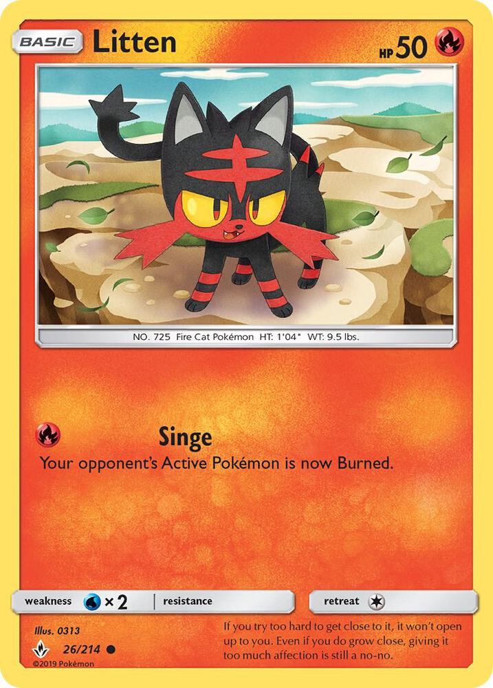 Litten 26/214 (SM - Unbroken Bonds)  | Good Games Adelaide SA