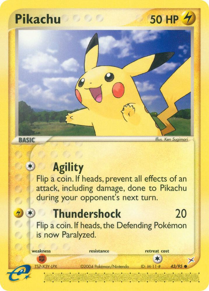 Pikachu 43/95 (Team Magma vs Team Aqua)  - Reverse Holofoil | Good Games Adelaide SA