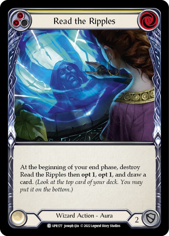 Read the Ripples (Yellow) [UPR177] (Uprising)  Rainbow Foil | Good Games Adelaide SA