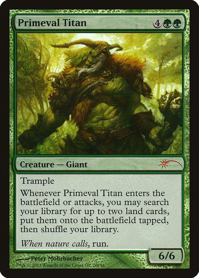 Primeval Titan  (Grand Prix Promos)  - Foil | Good Games Adelaide SA