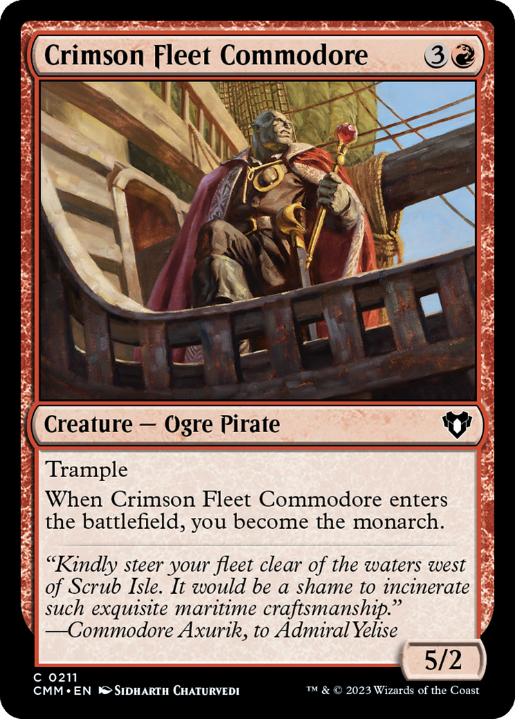 Crimson Fleet Commodore [Commander Masters] | Good Games Adelaide SA