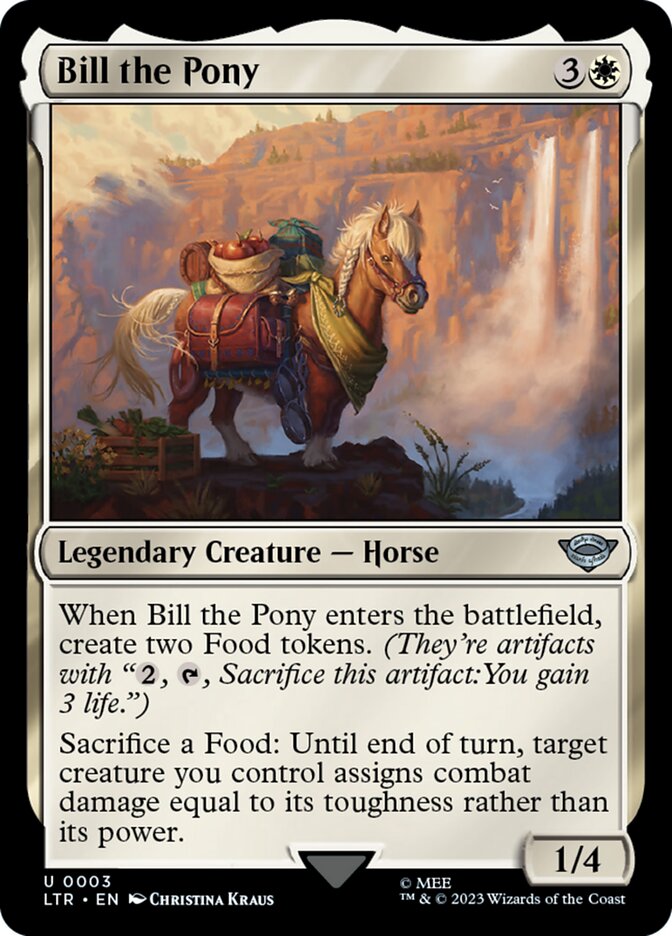 Bill the Pony 3 (Universes Beyond: The Lord of the Rings: Tales of Middle-earth)  - Foil | Good Games Adelaide SA
