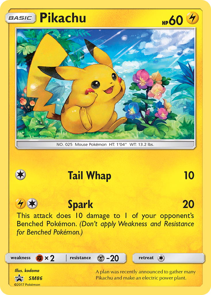 Pikachu (SM86) [Sun & Moon: Black Star Promos] | Good Games Adelaide SA