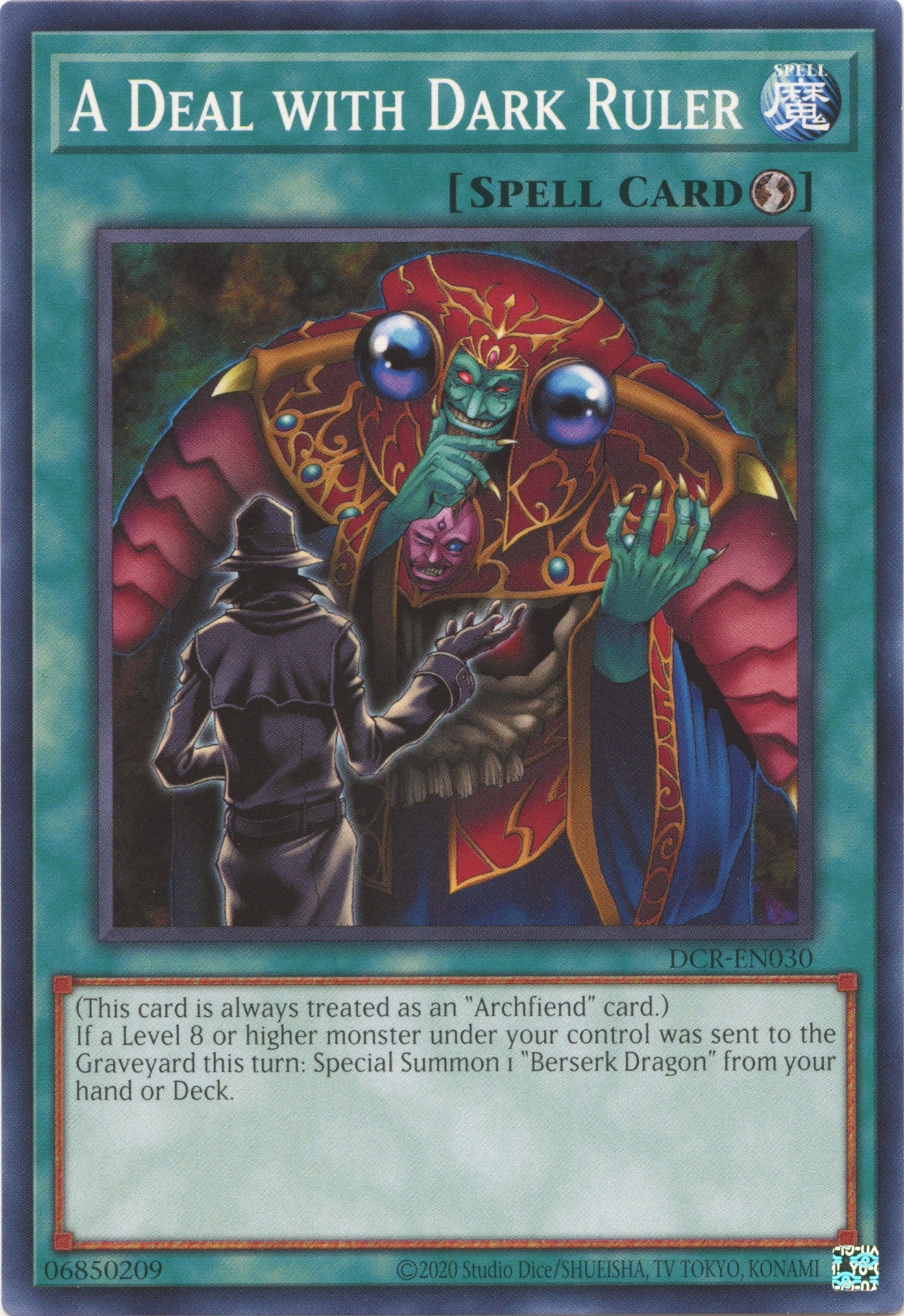 A Deal with Dark Ruler (25th Anniversary) [DCR-EN030] Common | Good Games Adelaide SA