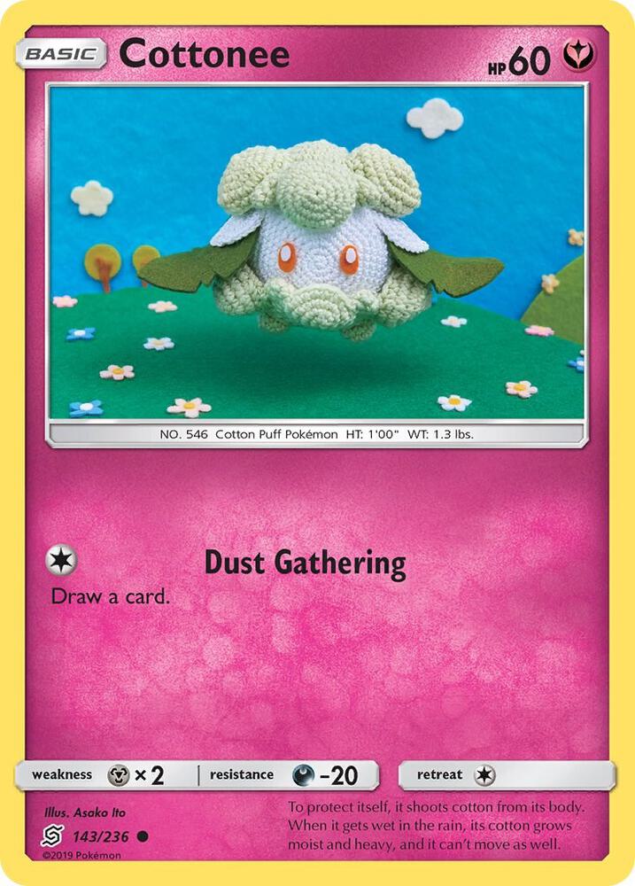 Cottonee 143/236 (SM - Unified Minds)  | Good Games Adelaide SA