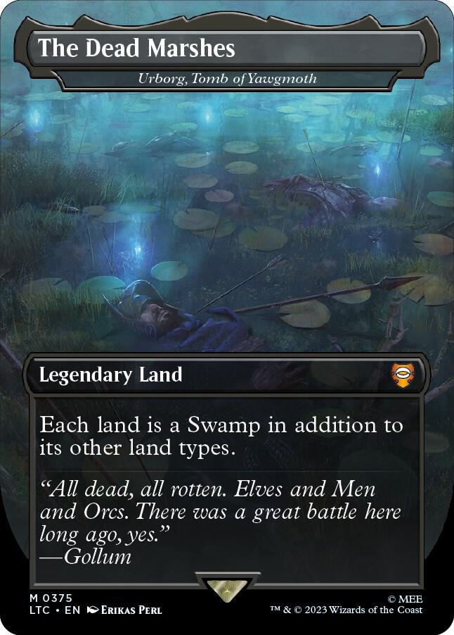 The Dead Marshes Urborg Tomb of Yawgmoth 375 (Commander: The Lord of the Rings: Tales of Middle-earth)  - Foil | Good Games Adelaide SA